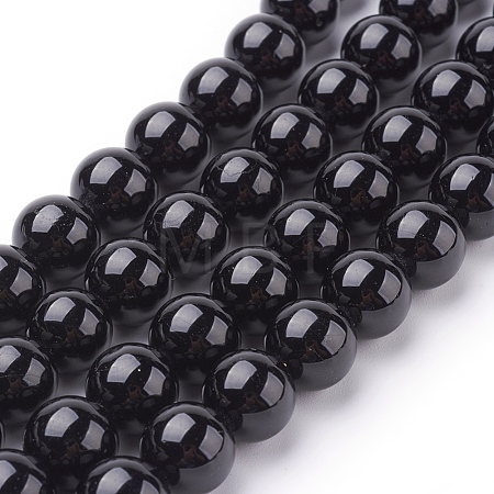 Natural Tourmaline Beads Strands G-G099-10mm-11-1