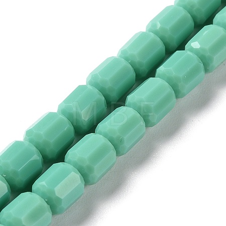 Opaque Glass Beads Strands GLAA-G112-03I-1