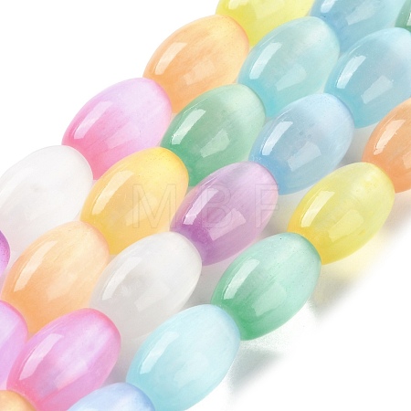 Macaron Color Natural Selenite Beads Strands X1-G-B102-A01-02-1
