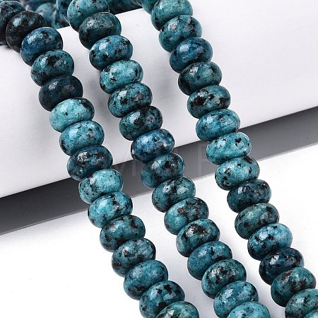 Natural Sesame Jasper Beads Strands G-Q613-01D-02-1