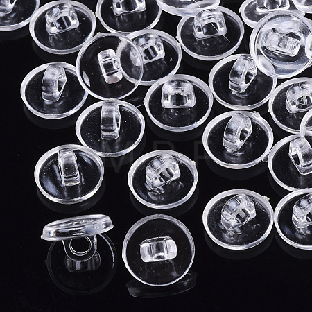 Transparent AS Plastic Charm Base Settings X-FIND-T064-011-1