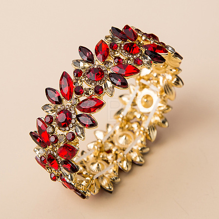 Alloy Rhinestone Bangles for Women FS-WG52675-04-1