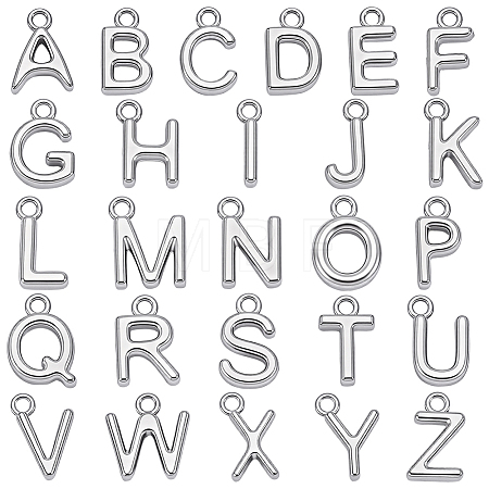 26Pcs 26 Styles Brass Charms KK-WR0001-92-1