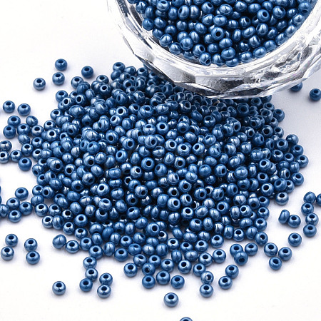 11/0 Czech Opaque Glass Seed Beads SEED-N004-003B-01-1