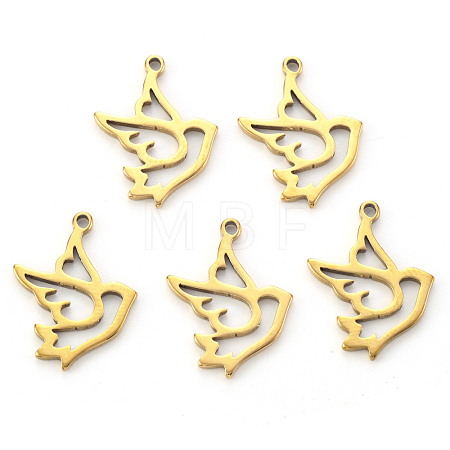 304 Stainless Steel Pendants X-STAS-N092-41G-1