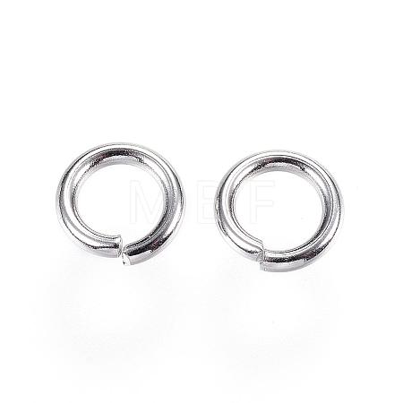 Tarnish Resistant 304 Stainless Steel Open Jump Rings STAS-D448-093P-8mm-1
