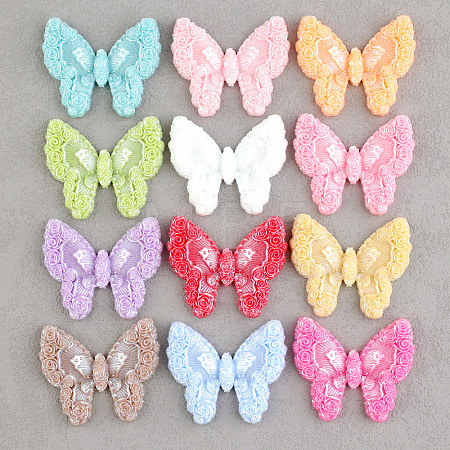 Opaque Resin Decoden Cabochons RESI-Q230-05A-1