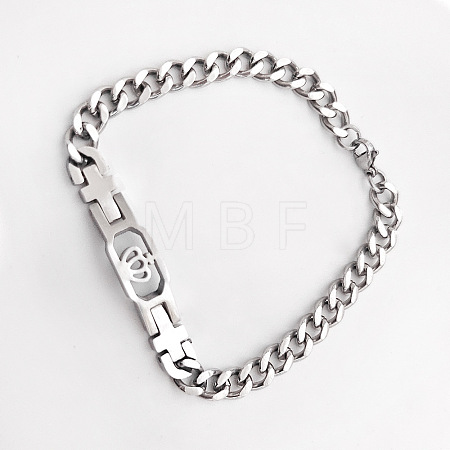 Unisex 304 Stainless Steel Bracelets WG31BE3-01-1