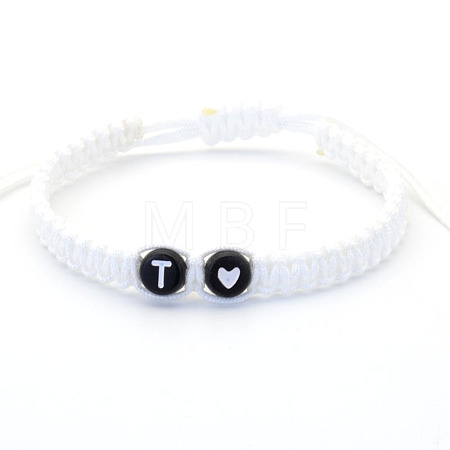 Resin Beads Braided Bead Bracelets FS-WG7326D-20-1