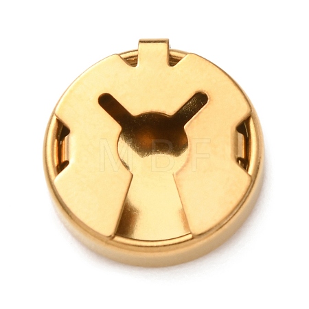 304 Stainless Steel Cufflinks STAS-F362-01G-1