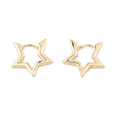 Brass Hoop Earrings EJEW-I289-09KCG-1