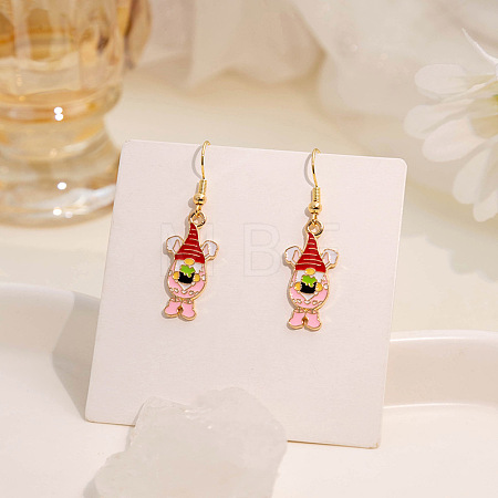Easter Alloy & Enamel Dangle Earrings FS-WG08BA2-09-1