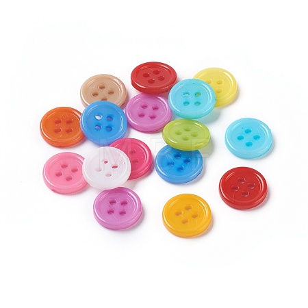 Acrylic Sewing Buttons BUTT-E076-A-M-1