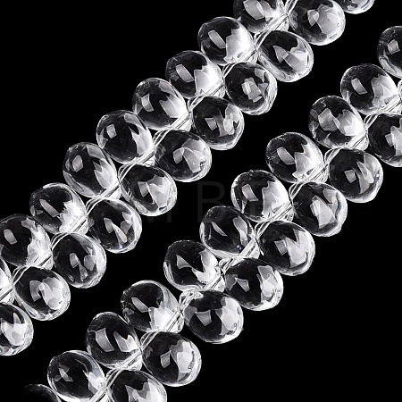Transparent Glass Beads Strands GL-N005-02A-A01-1