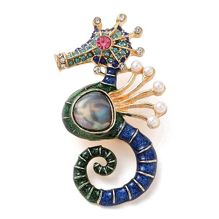 Sea Horse Enamel Pins JEWB-S025-16-1