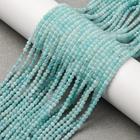 Natural Amazonite Beads Strands G-A276-A01-2mm-1
