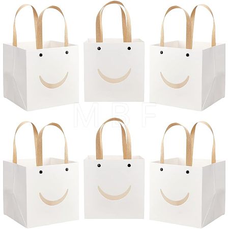 Funny Craft Paper Handbags CARB-WH0018-02B-1