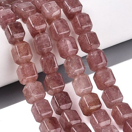 Natural Strawberry Quartz Beads Strands G-Q608-10K-1
