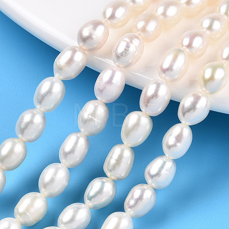 Natural Cultured Freshwater Pearl Beads Strands X1-PEAR-N012-05M-1