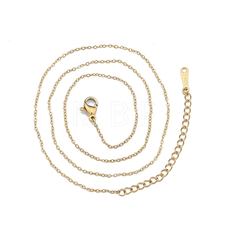 304 Stainless Steel Cable Chains Necklace for Men Women X-NJEW-N050-A03-G12-1