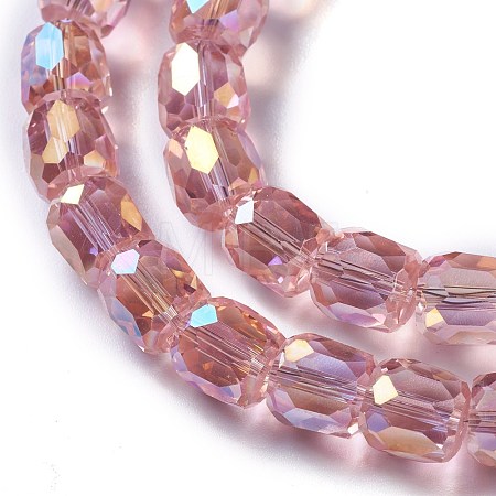 AB Color Plated Glass Beads GLAA-F108-12A-01-1