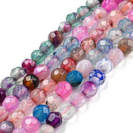 Natural Agate Beads Strands G-Q1000-01-1