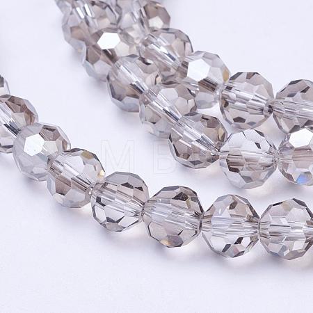 Glass Beads Strands EGLA-J042-8mm-15-1