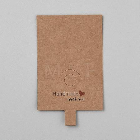 Kraft Paper Keychain Display Cards CDIS-WH20001-08A-1