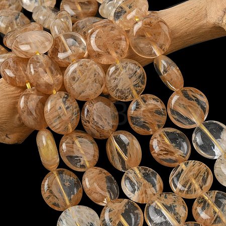 Watermelon Stone Glass Beads Strands G-L648-B14-15mm-1