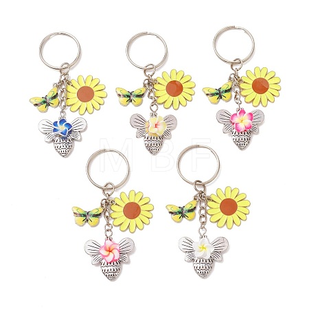 Alloy Enamel Keychains KEYC-JKC01473-1