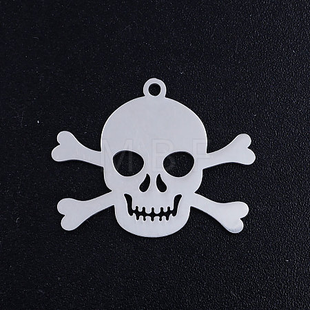 Tarnish Resistant 201 Stainless Steel Pendants STAS-S105-JN379-1-12-1