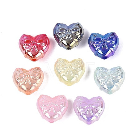 UV Plating Opaque Acrylic Beads OACR-N165-06-1