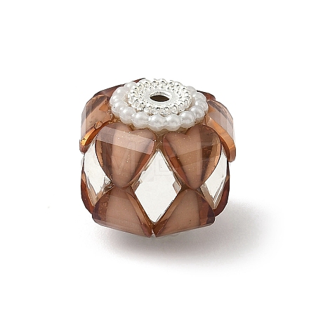 Transparent Acrylic Beads CLAY-NH0003-04S-08-1