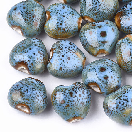 Handmade Porcelain Beads PORC-S498-15A-14-1