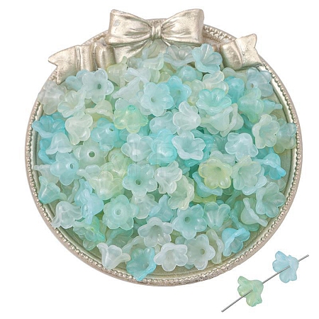 100Pcs Acrylic Bead Caps PW-WGC6A11-10-1
