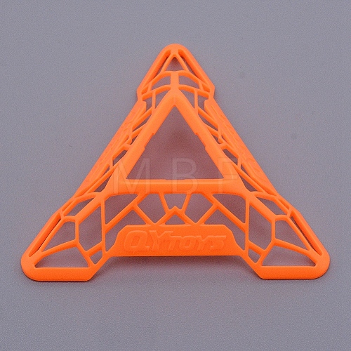 ABS Plastic Cube Tripod Puzzle Display Holder ODIS-WH0007-17A-1