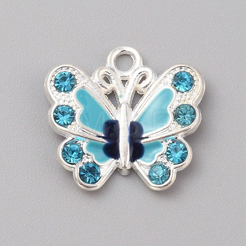 Alloy Enamel Pendants FIND-WH0417-27B-1