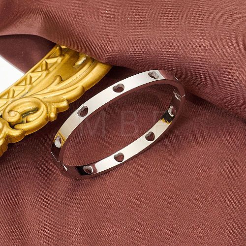 Hollow Stainless Steel Bracelets for Women PW-WG7F9D3-02-1