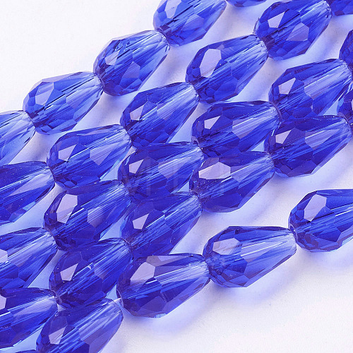 Glass Beads Strands GLAA-R024-11x8mm-3-1