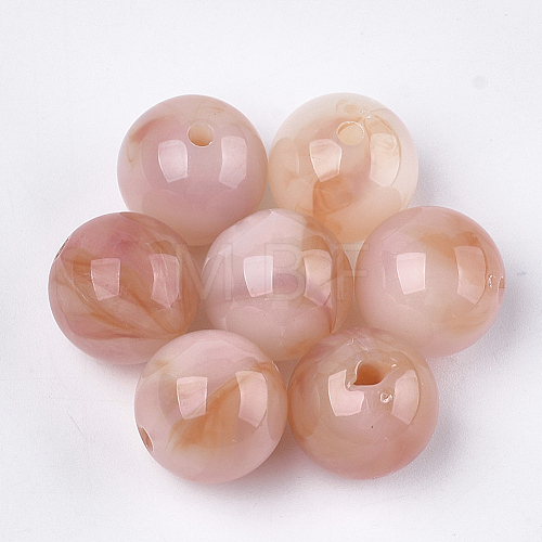 Acrylic Beads OACR-S029-060F-03-1