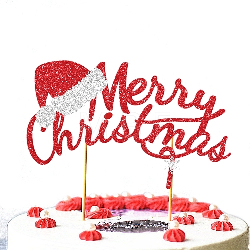 Merry Christmas Cake Topper PW-WG273D7-01-1