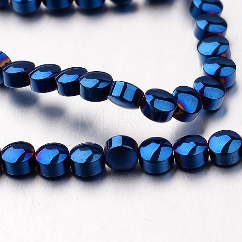 Electroplate Non-magnetic Synthetic Hematite Bead Strands G-F300-33B-05-1