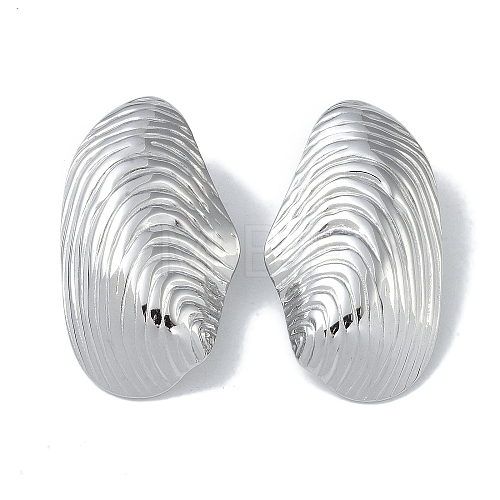 Tarnish Resistant 304 Stainless Steel Stud Earrings EJEW-U004-03P-1