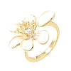 Barss Enamel Cuff Open Rings for Women KK-CBA1C83-01D-G-4