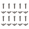 Gorgecraft 20Pcs 2 Style 304 Stainless Steel Nut DIY-GF0004-45-1