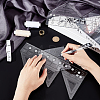 2Pcs 2 Style Acrylic Quilting Rulers DIY-AR0002-56-3