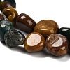 Natural Ocean Jasper Beads Strands G-P568-C06-01-4