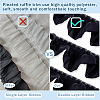 4 Yards Polyester Wrinkle Lace Ribbon OCOR-TA0004-18B-4