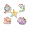 Transparent Resin Cabochons CRES-L050-02B-1