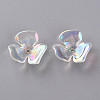 3-Petal Transparent Acrylic Bead Caps LS-X-TACR-S156-016-2